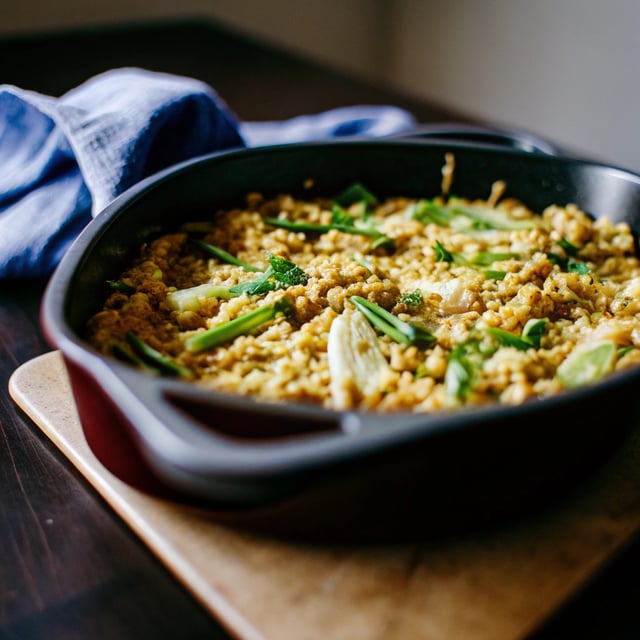 One-Pan Leek & Butter Bean Orzo