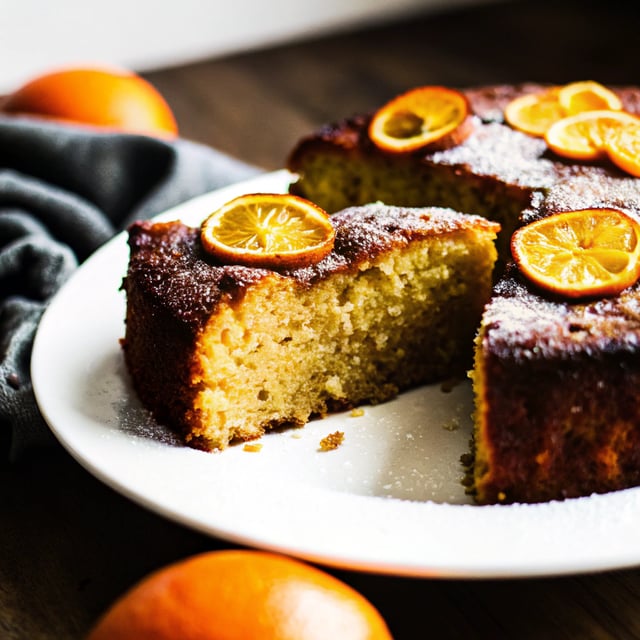 Orange Polenta Cake