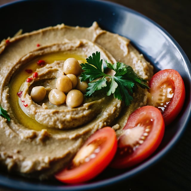 Pan-Fried Tomato Hummus