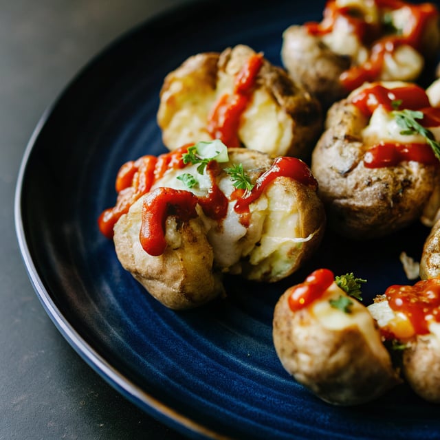 Peri Peri Smashed Roasties