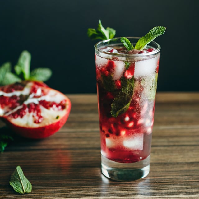 Pomegranate & Mint Cooler