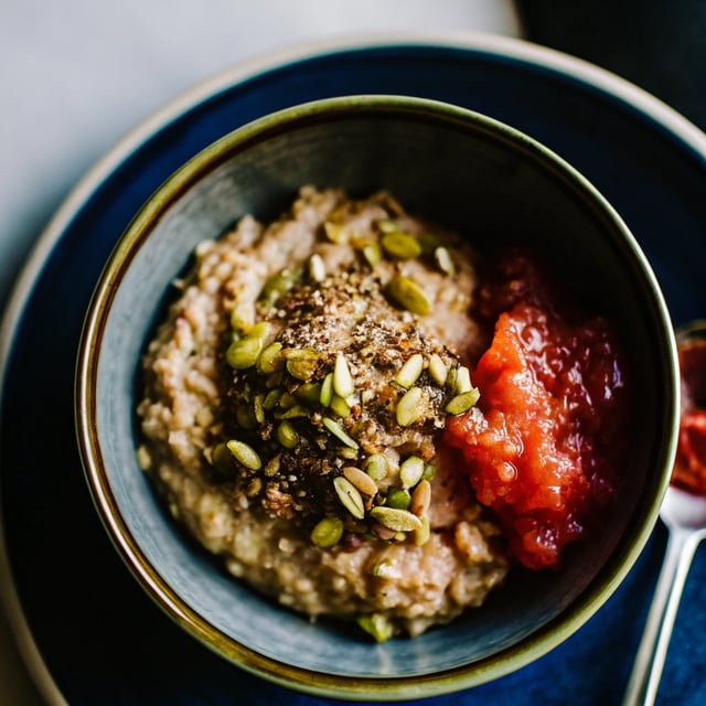 Power Porridge & Blood Orange Compote