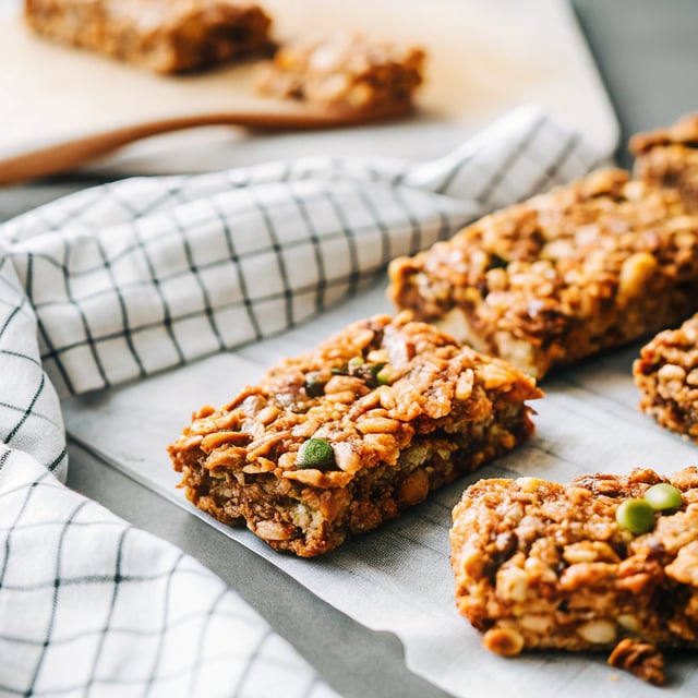 Pumpkin Seed & Almond Granola Bars