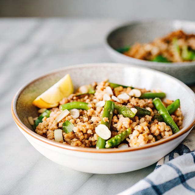 Quinoa, Asparagus & Green Bean Salad