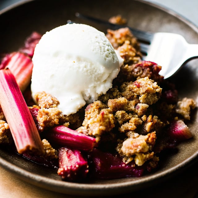 Rhubarb Crumble