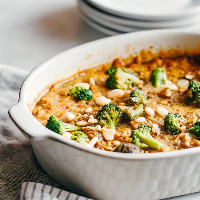 Roasted Broccoli & Peanut Stew