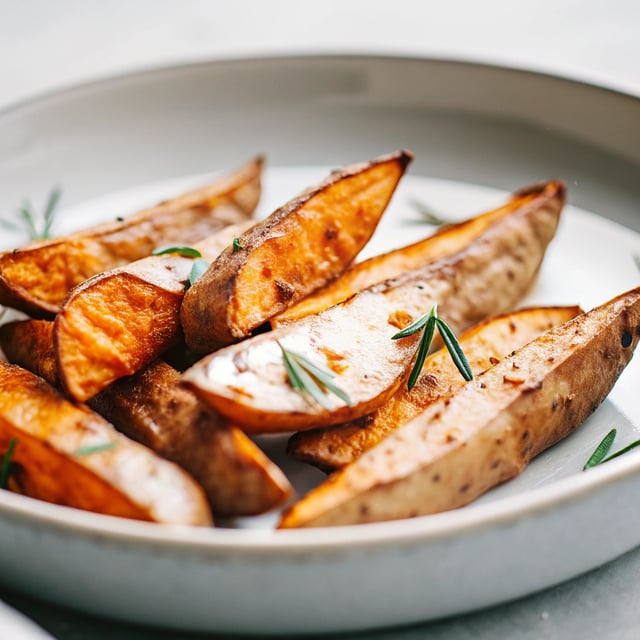 Roasted Sweet Potato Wedges