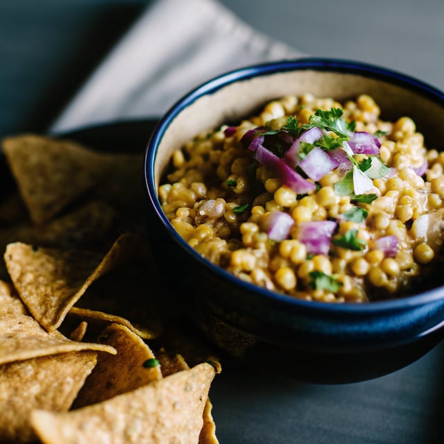 Roasted Sweetcorn & Jalapeño Dip