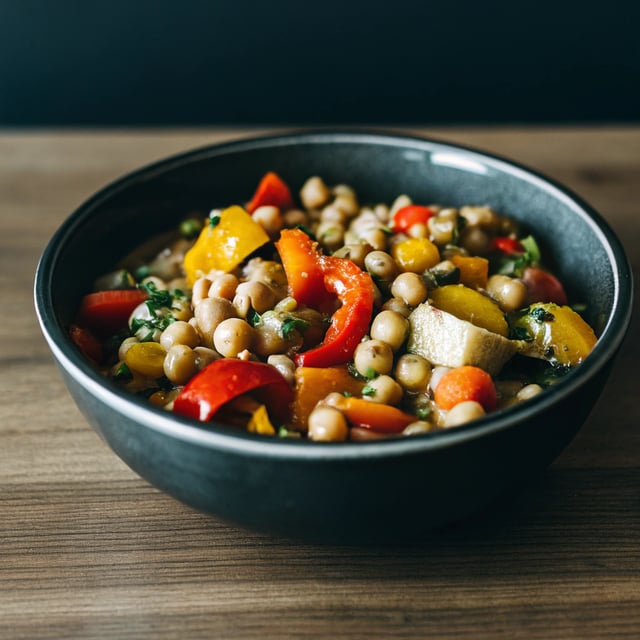 Roasted Vegetable & Chickpea Stew