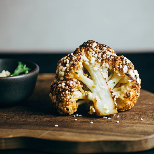 Sesame Roasted Cauliflower