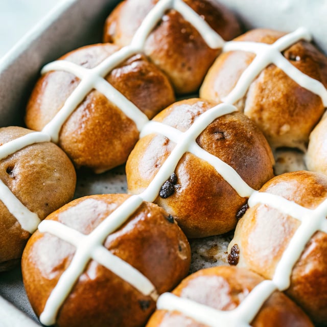 Spelt Hot Cross Buns