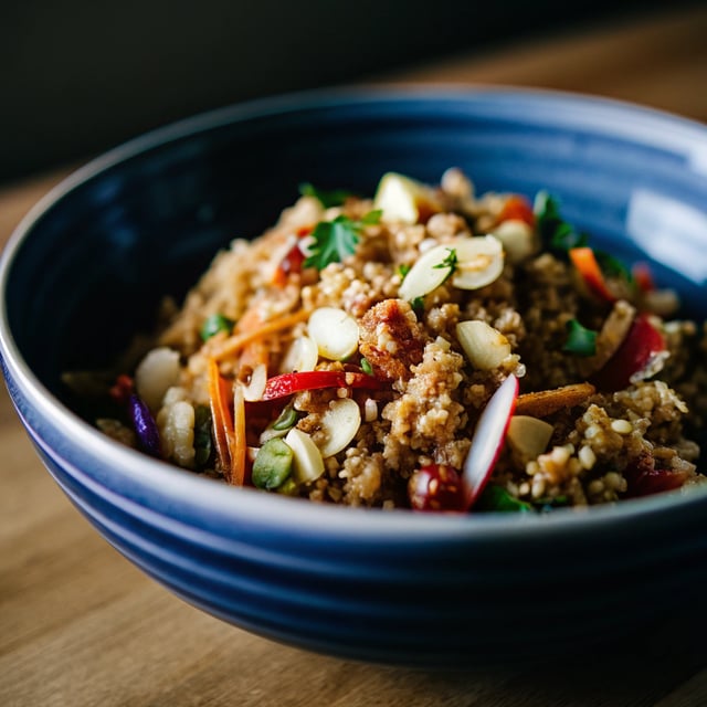 Spiced Almond & Quinoa Salad