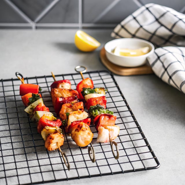 Spicy Harissa Skewers