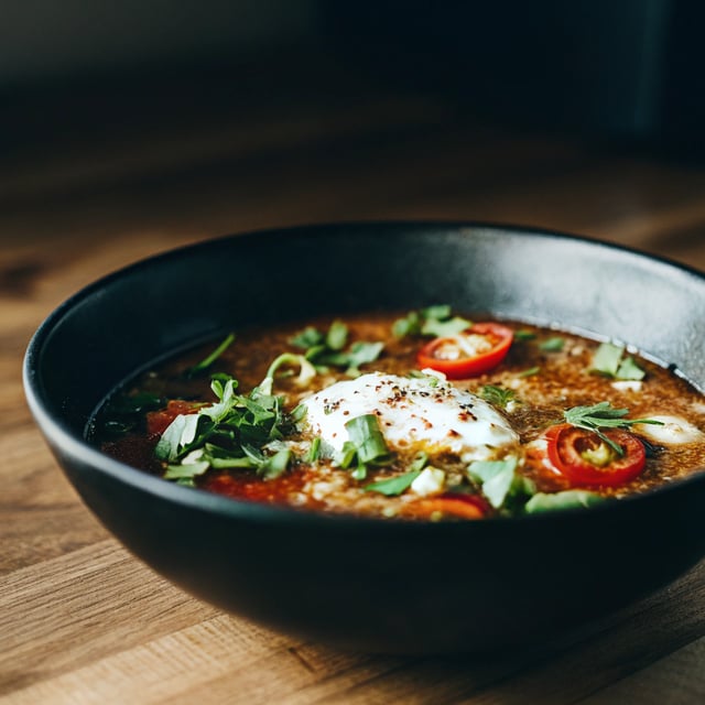 Spicy Jalapeño, Tomato & Coriander Broth