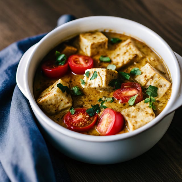 Storecupboard Tofu & Tomato Curry