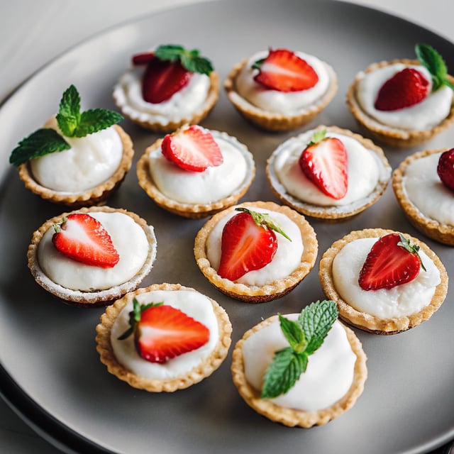 Strawberry & Coconut Cream Tarts