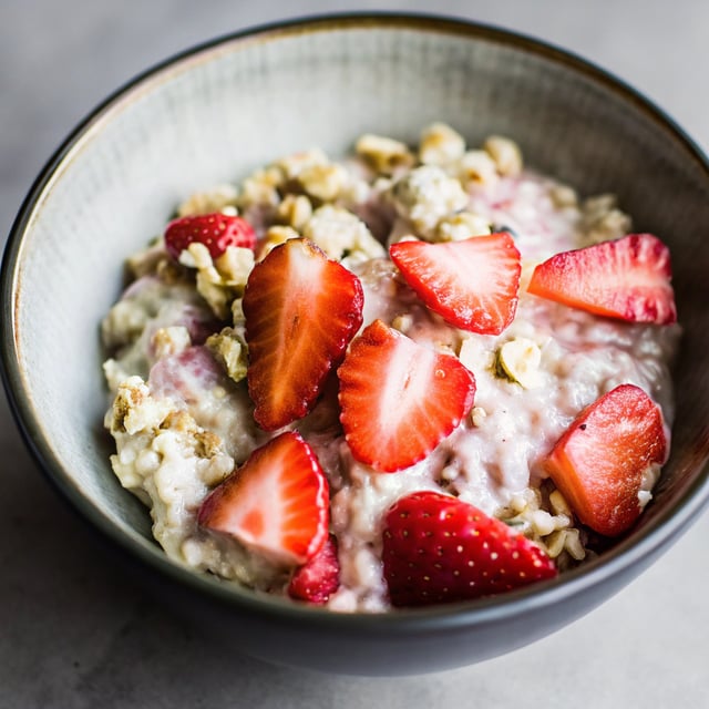 Strawberry Overnight Oats