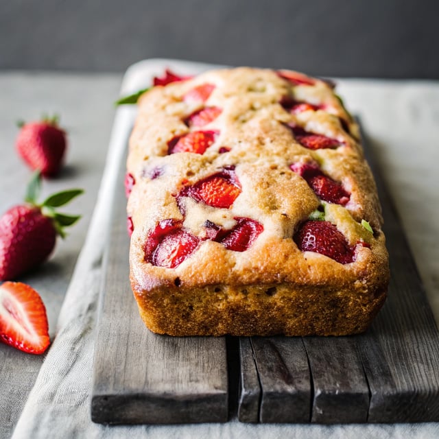 Summer Strawberry Loaf