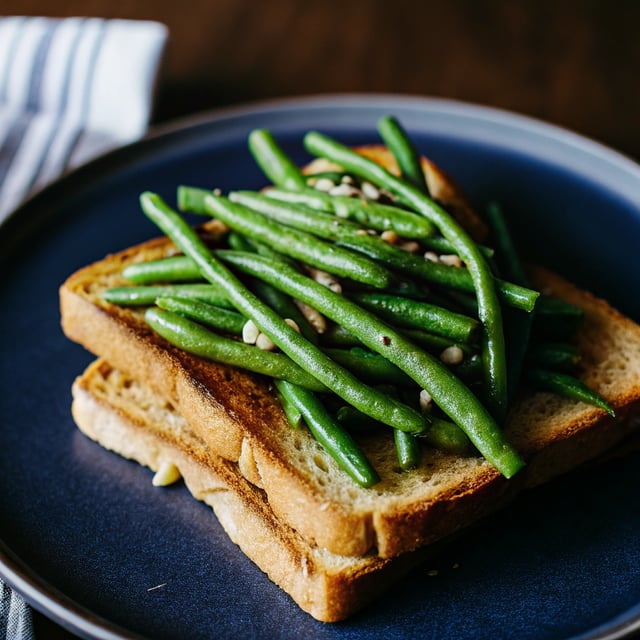 Super Green Beans On Toast