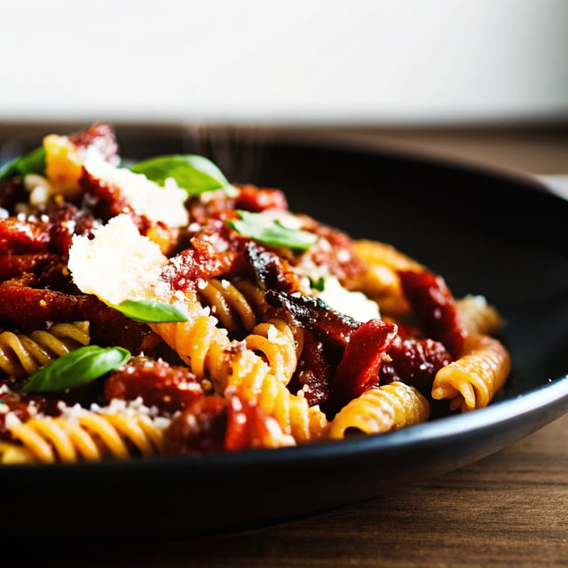 Super Quick Sun-Dried Tomato Pasta