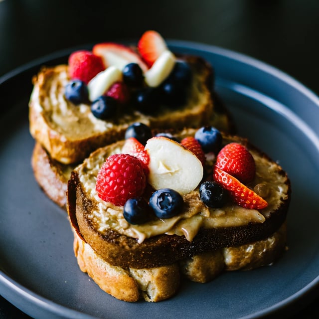Super-Seed French Toast With Berries & Peanut Butter