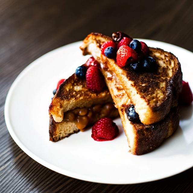 Superseed French Toast With Berries & Peanut Butter