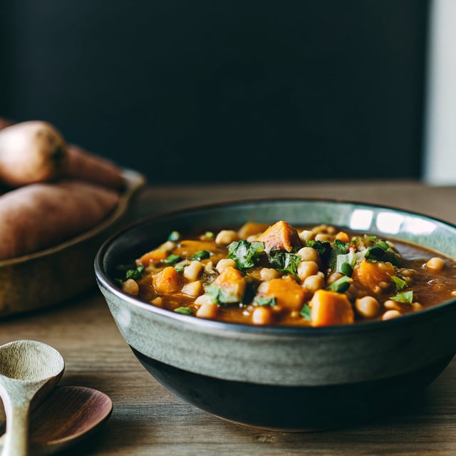 Sweet Potato & Chickpea Stew