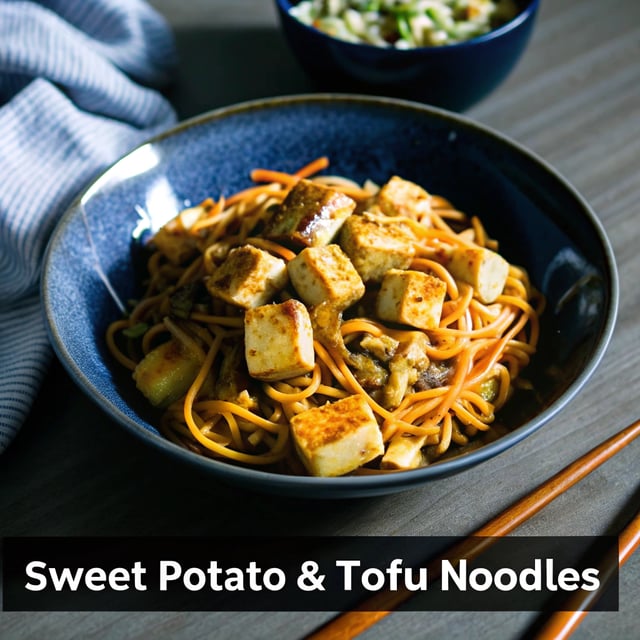 Sweet Potato & Tofu Noodles