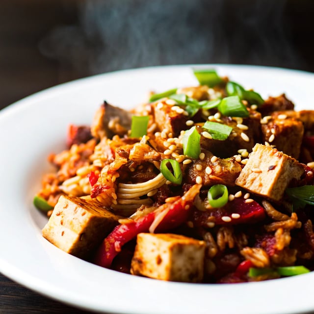 Tofu & Kimchi Fried Rice