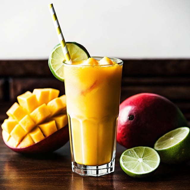 Tropical Mango & Lime Smoothie