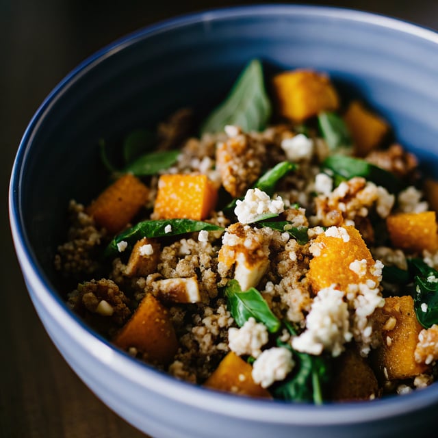 Warm Roasted Squash & Quinoa Salad