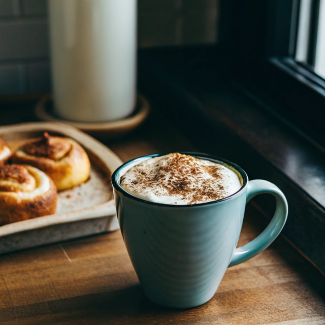 Warming Cinnamon & Almond Latte