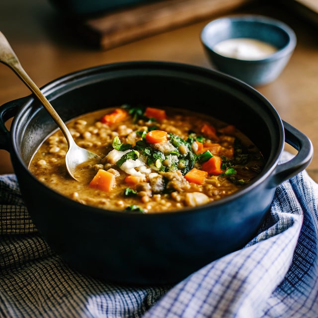 Warming Sweet Potato & Lentil Stew