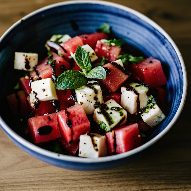 Watermelon & Balsamic Salad