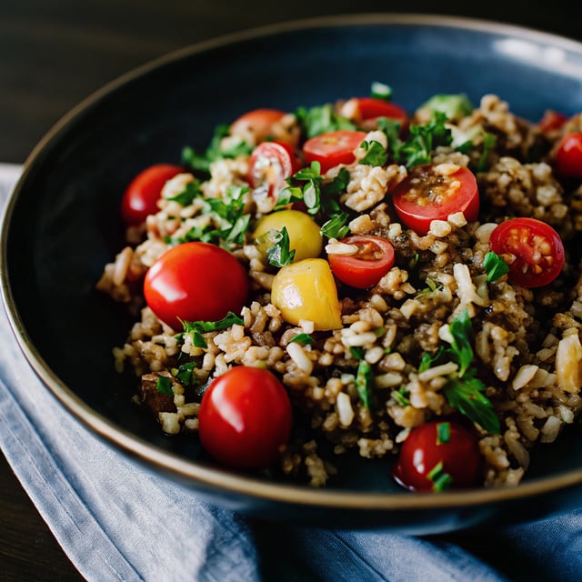 Wild Rice & Tomato Salad