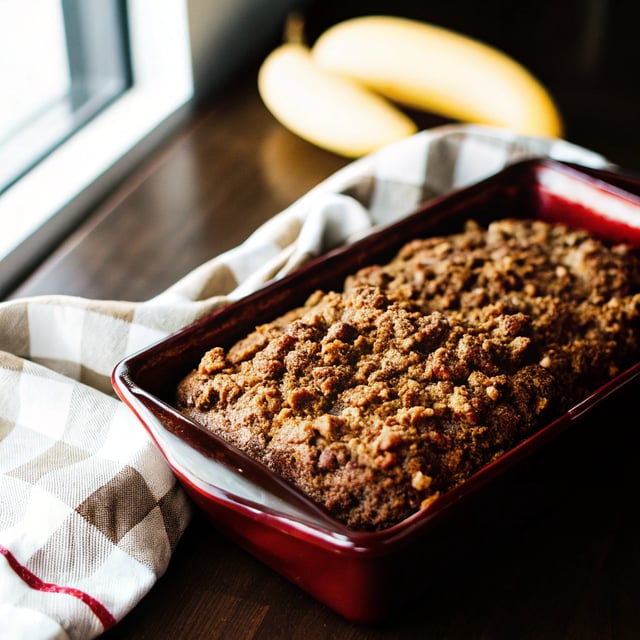 Banana Bread with Walnut Crumble