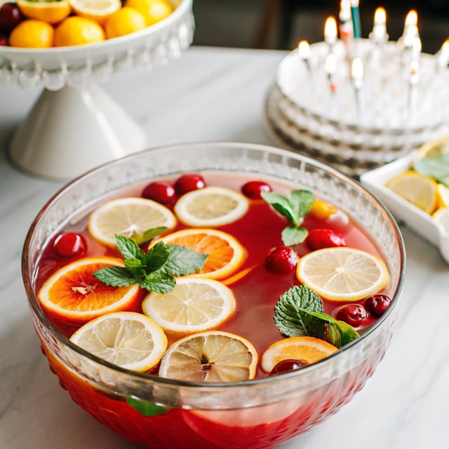 Bourbon Campari Punch (AKA CamParty Punch)