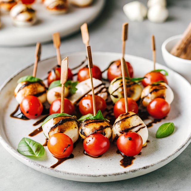 Caprese Bites with Honey-Balsamic