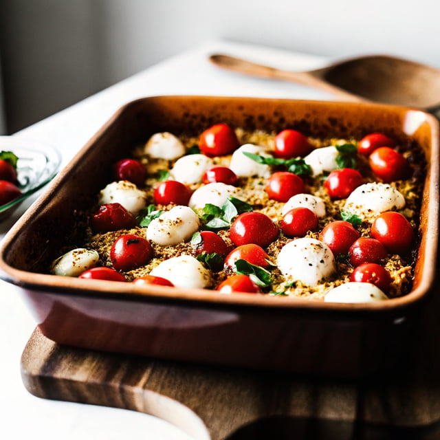 Caprese Quinoa Bake