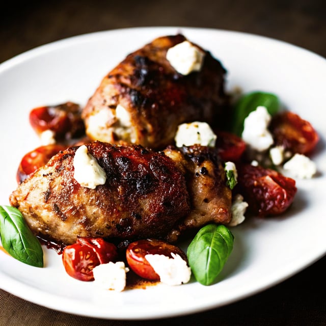 Chicken with Sun-Dried Tomatoes and Feta