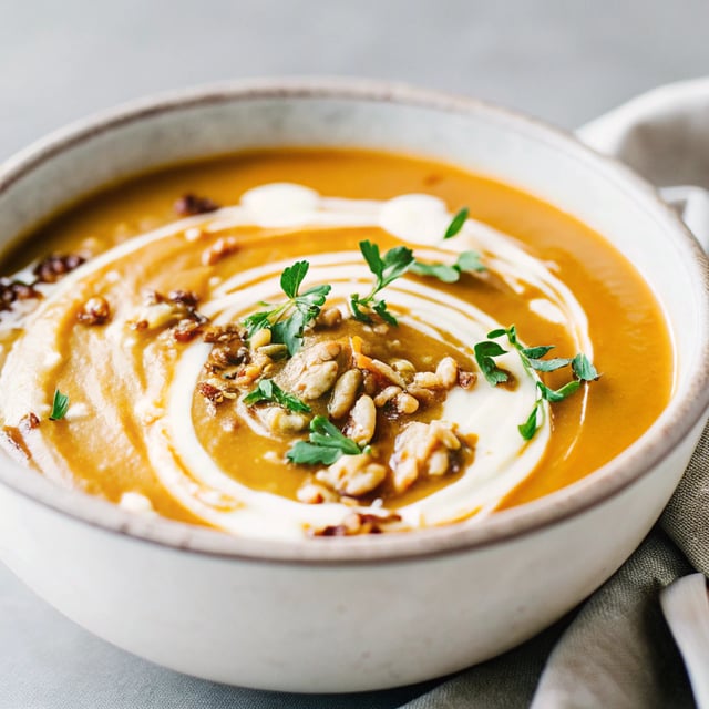 Curried Butternut Squash Soup