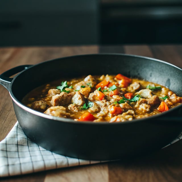 Curried Pumpkin and Turkey Stew