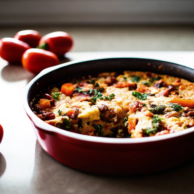 Fiesta Frittata with Sweet Potatoes, Chicken Sausage and Quinoa (and a GIVEAWAY!)