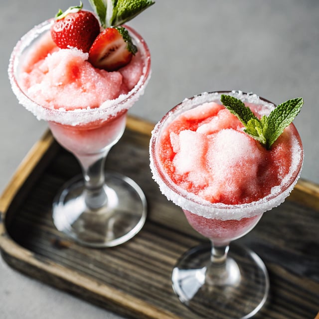 Frozen Strawberry Margaritas