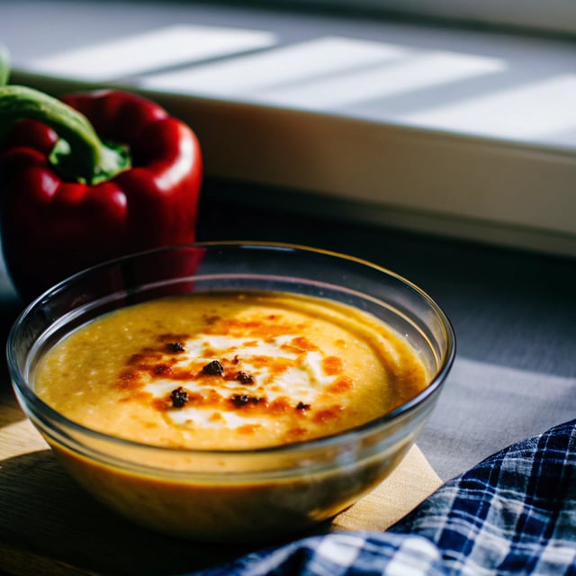 Golden Bell Pepper Soup