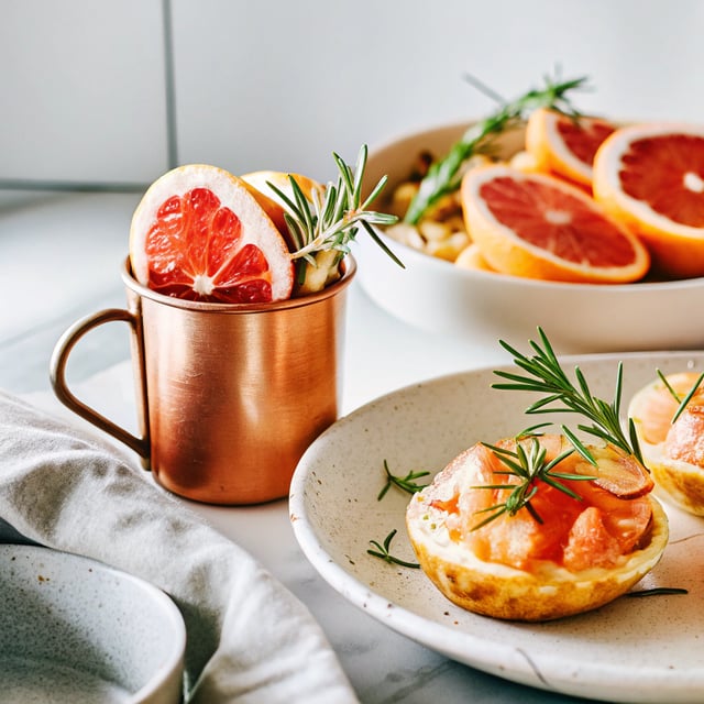 Grapefruit-Rosemary Mule