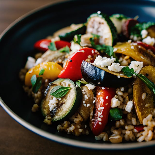 Grilled Vegetable Salad with Farro