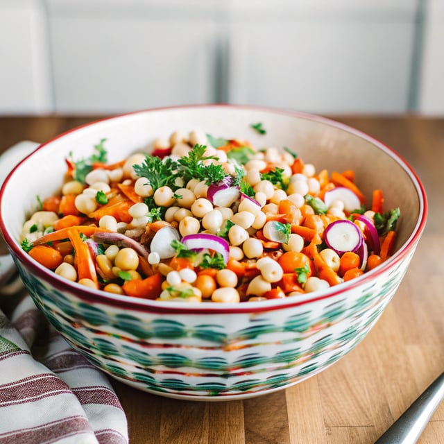 Moroccan Chickpea and Carrot Salad