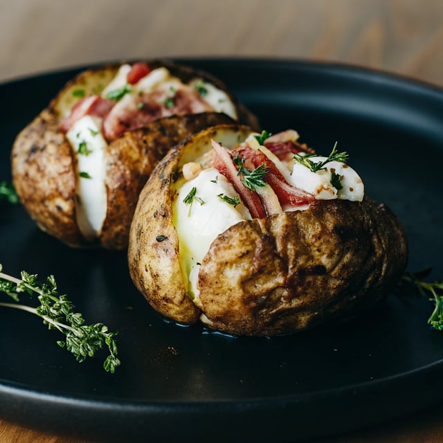 Potato Rosti with Pancetta and Mozzarella