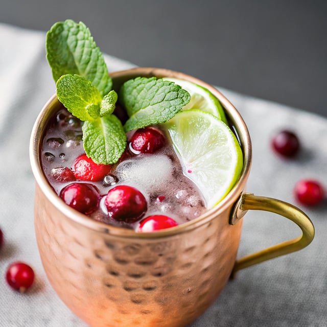 Refreshing Cranberry Moscow Mule